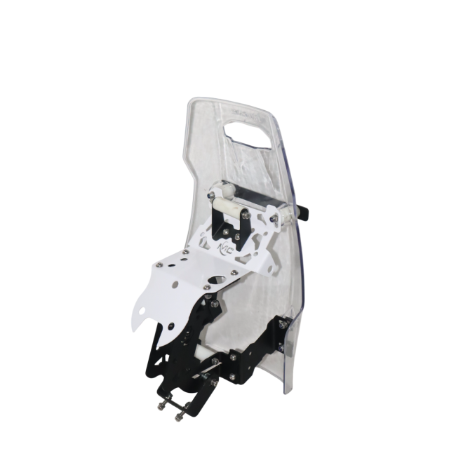 MotoCare Mantis Rally Tower Windshield for Himalayan 450 – Touring Screen with Clamp Kit
