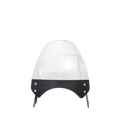 MotoCare Clear Small Visor for Royal Enfield Hunter 350 | Windshield Wind Deflector