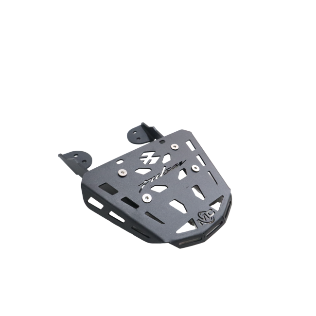 MotoCare CNC Plate Carrier for Bajaj Pulsar NS400Z | Heavy Duty Underbody Protection Guard