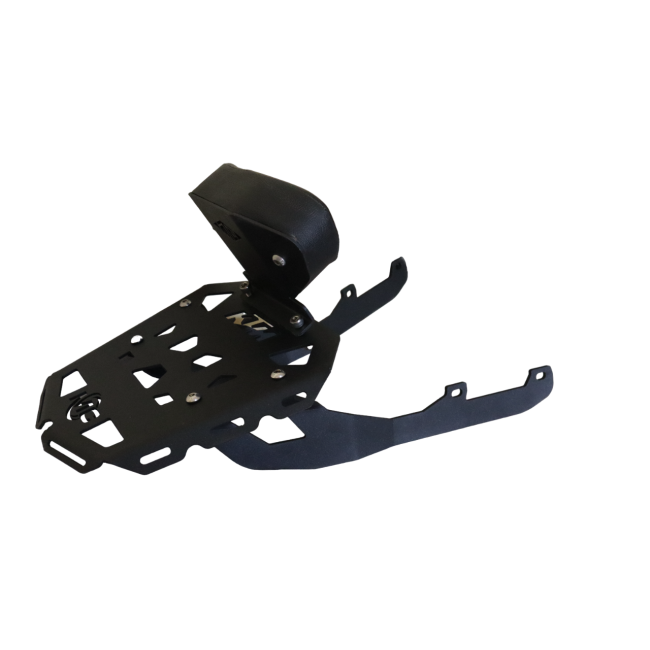 MotoCare CNC Backrest Carrier Plate for KTM Duke 200 BS6 | Heavy Duty Luggage Rack with Pillion Back Support