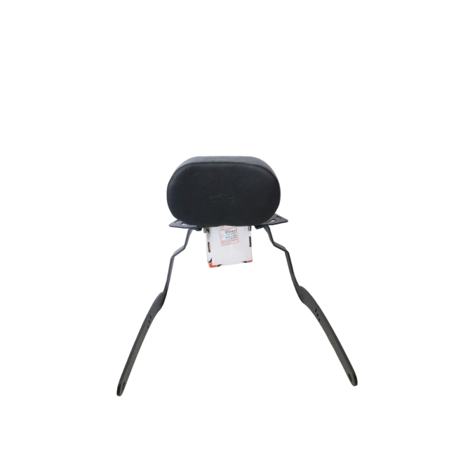 MotoCare CNC Carrier Plate with Backrest for Royal Enfield Super Meteor 650 | Luggage Rack