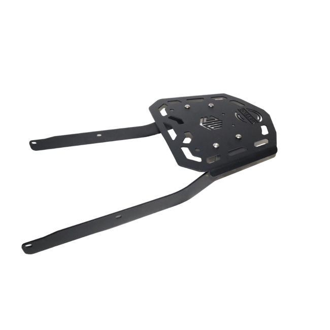 MotoCare CNC Carrier Plate for Royal Enfield Meteor 350 – Rear Luggage Rack Mount Plate