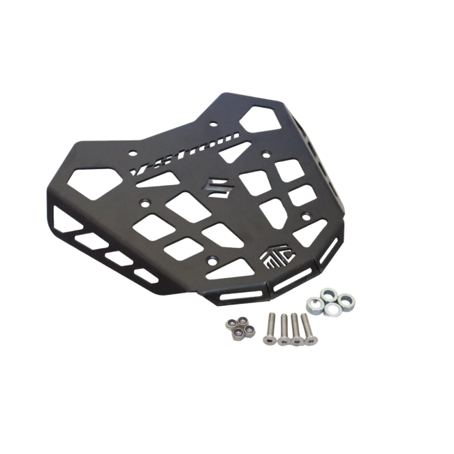 Motocare CNC Carrier Plate for Suzuki V-Strom SX 250 | Rear Luggage Rack Plate (Aluminium Heavy Duty)