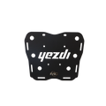 MotoCare CNC Carrier Plate for Yezdi Adventure | Heavy Duty Rear Luggage Mount Plate with Secure Mounting System for Touring & Off-Road Riding