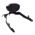 MotoCare CNC Carrier Plate with Backrest for TVS Apache RTR 310 | Heavy Duty Rear Luggage Rack & Pillion Comfort Backrest