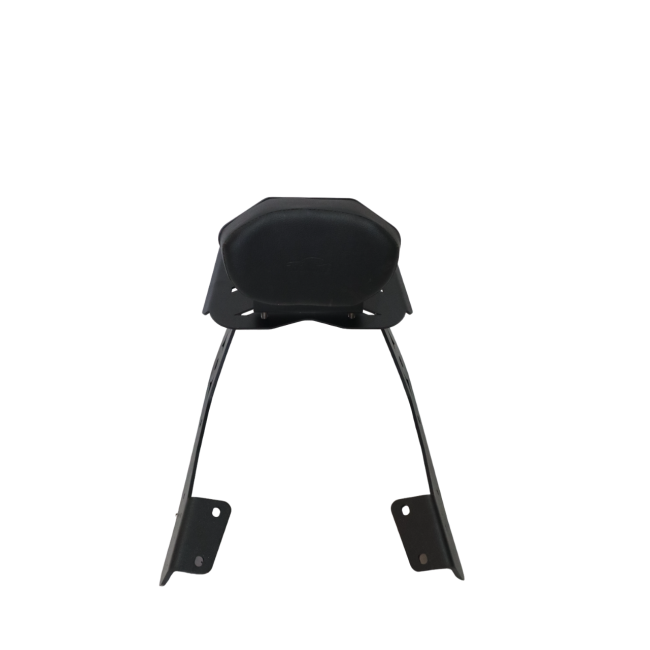 Motocare CNC Carrier Plate with Backrest for Yamaha FZ-X | Rear Luggage Rack with Pillion Support | Heavy Duty Touring Carrier