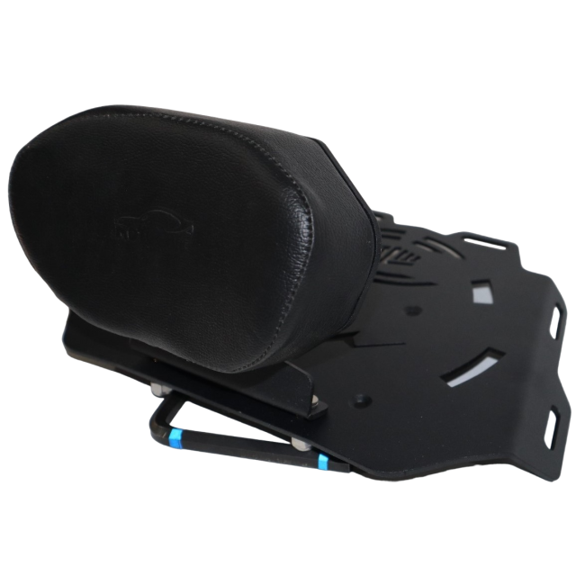 MotoCare CNC Carrier Plate with Backrest for Royal Enfield Himalayan 450 | Heavy Duty Luggage Rack