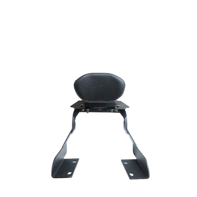 MotoCare CNC Carrier with Backrest for Royal Enfield Interceptor 650 – Luggage Rack & Passenger Support
