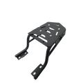 MotoCare CNC Carrier with Plate for Royal Enfield Continental GT 650 | Ergonomic Backrest & Luggage Platform
