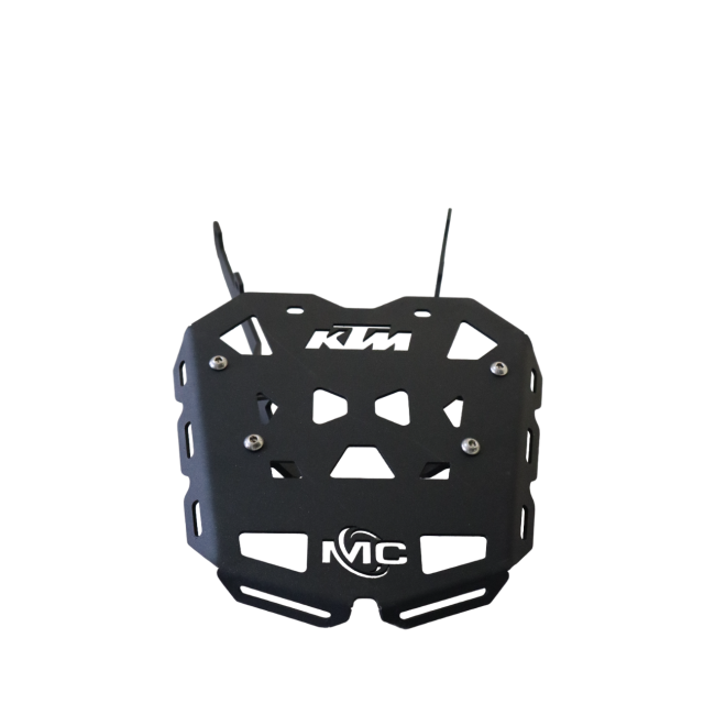 MotoCare CNC Carrier Plate for KTM Duke 200 BS6 | Heavy Duty Rear Luggage Rack Mount Bracket