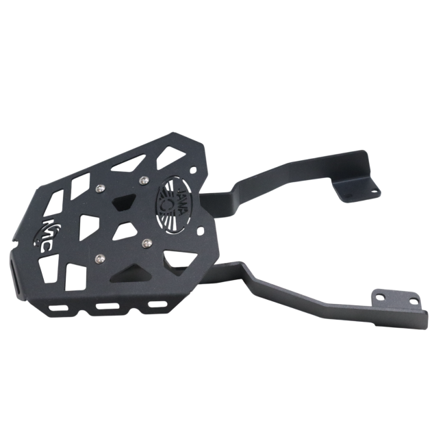 MotoCare CNC Rear Carrier with Plate for Jawa 42 FJ | Heavy Duty Bike Luggage Rack & Protection Carrier