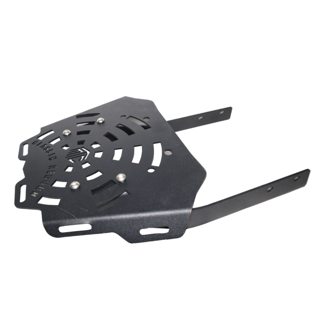MotoCare CNC Carrier with Plate for Royal Enfield Classic 350 Reborn | Rear Luggage Rack