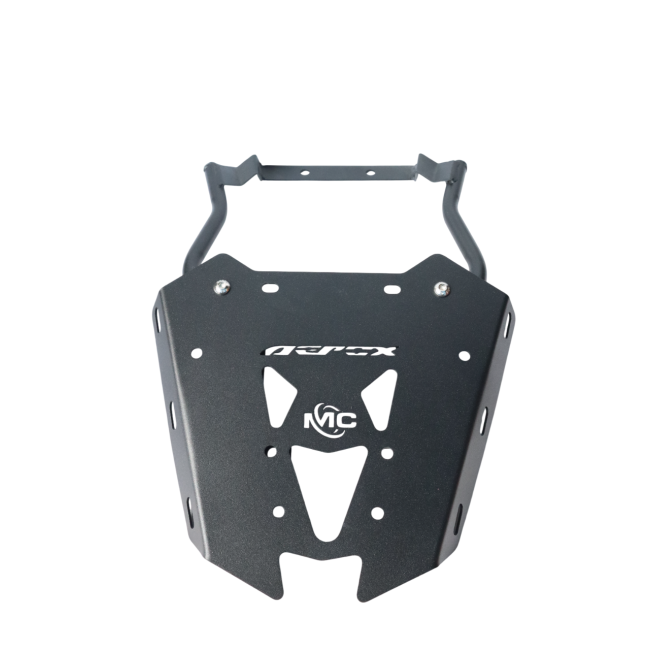 Motocare CNC Carrier with Plate for Yamaha Aerox 155 | Heavy Duty Rear Luggage Rack Plate | Premium Scooter Carrier
