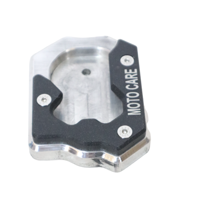 MotoCare CNC Side Stand Extender for Royal Enfield Super Meteor 650 | Stability Foot Pad