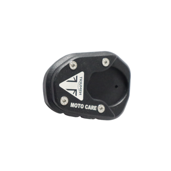 MotoCare CNC Side Stand Extender for Scrambler 400X | Heavy Duty Stand Plate & Parking Support
