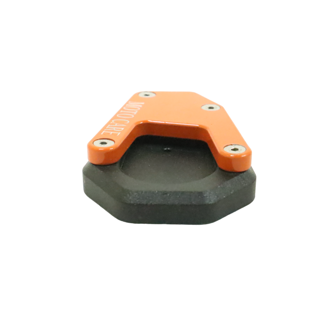 Motocare CNC Side Stand Extender (Orange) for KTM Adventure 250/390 | Foot Enlarger Plate