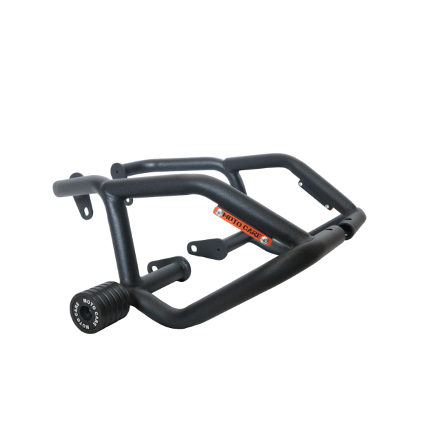 MotoCare Heavy Duty Crash Guard with Dual Sliders for Yezdi Roadster