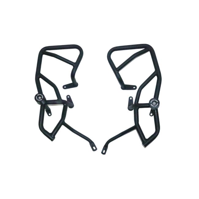 MotoCare Dual Slider Crash Guard for KTM Adventure 250/390 | Heavy Duty Engine Protection Guard