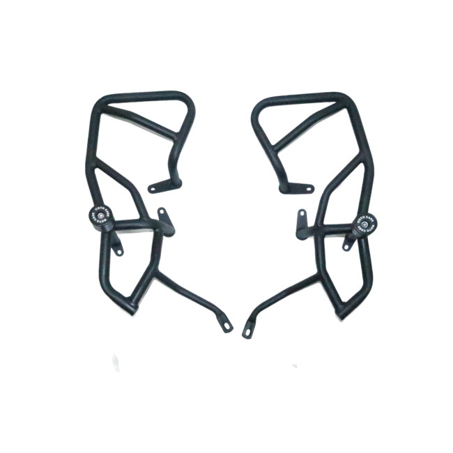 MotoCare Dual Slider Crash Guard for KTM Adventure 250/390 | Heavy Duty Engine Protection Guard