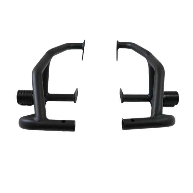 MotoCare Crash Guard with Dual Sliders for Jawa 42 | Heavy Duty Engine Protection Guard