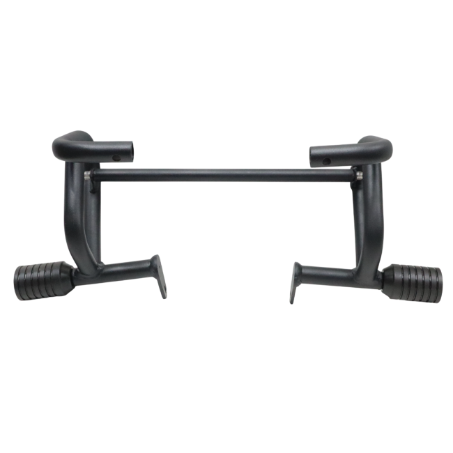MotoCare Crash Guard with Dual Sliders for Jawa 42 Bobber | Heavy Duty Engine Protection Guard with Frame Sliders