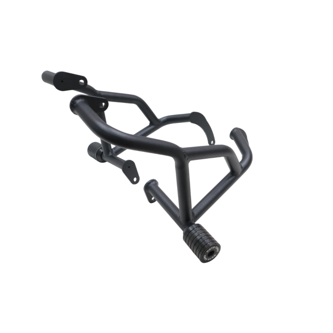 Kawasaki W175 Crash Guard with Dual Sliders – Motocare Heavy-Duty Engine Protection Guard | Frame Slider Crash Bar for W175 Motorcycle