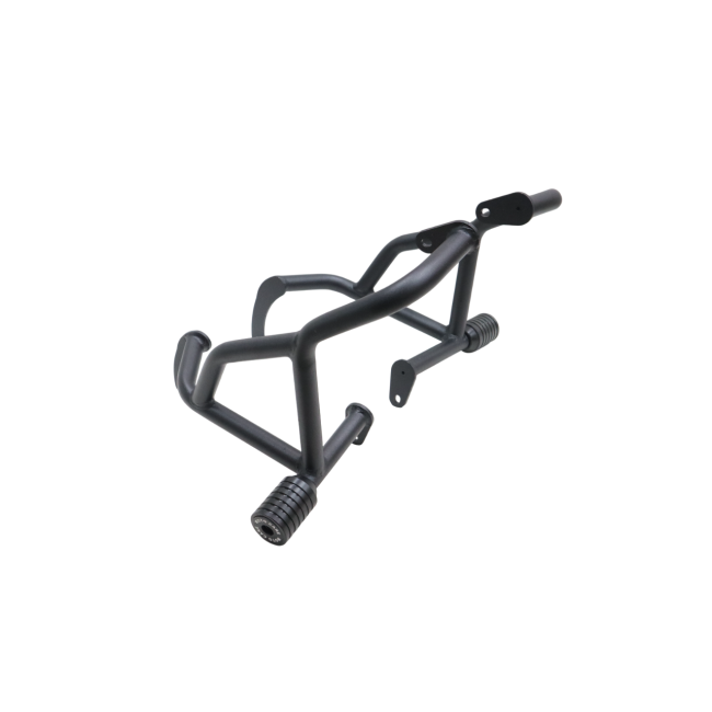 Kawasaki W175 Crash Guard with Dual Sliders – Motocare Heavy-Duty Engine Protection Guard | Frame Slider Crash Bar for W175 Motorcycle