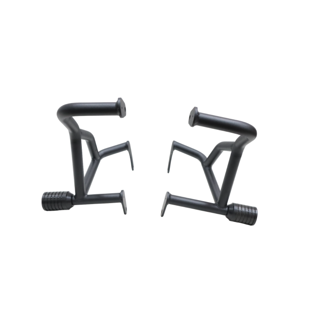 Kawasaki W175 Crash Guard with Dual Sliders – Motocare Heavy-Duty Engine Protection Guard | Frame Slider Crash Bar for W175 Motorcycle