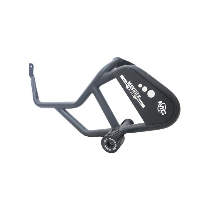 MotoCare Crash Guard with Dual Sliders for Hero Mavrick 440 | Heavy Duty Engine Protection Guard