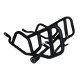 MotoCare Crash Guard with Dual Sliders for TVS Raider | Heavy Duty Engine Protection Guard | Frame Slider Safety Accessory