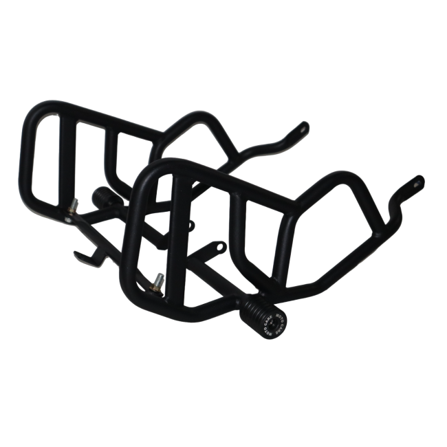 MotoCare Crash Guard with Dual Sliders for TVS Raider | Heavy Duty Engine Protection Guard | Frame Slider Safety Accessory