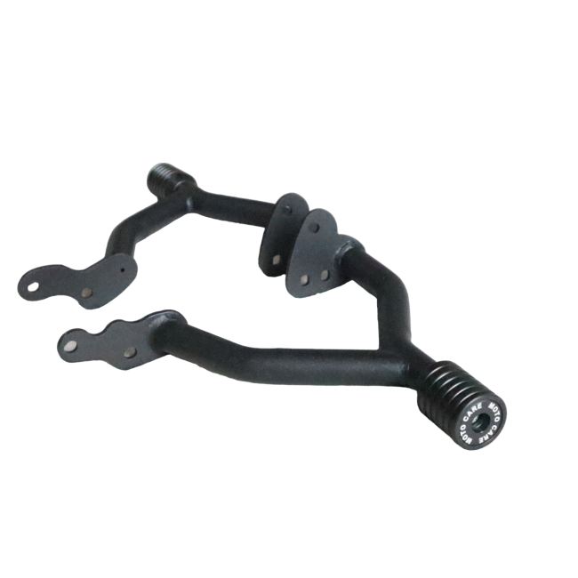 MotoCare Crash Guard with Dual Sliders for Royal Enfield Super Meteor 650 | Engine Protection
