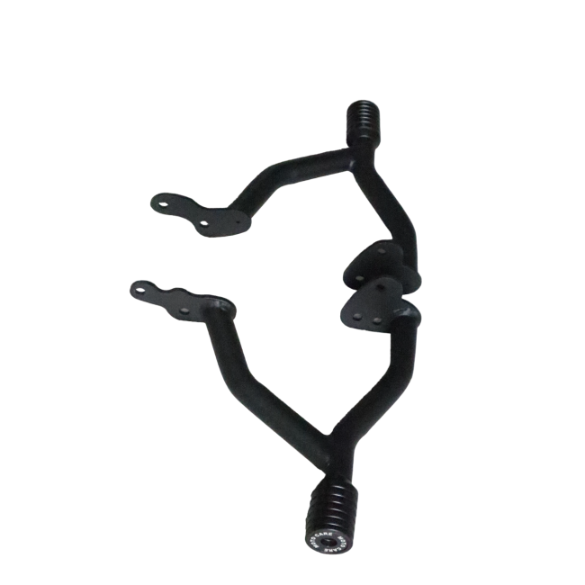 MotoCare Crash Guard with Dual Sliders for Royal Enfield Super Meteor 650 | Engine Protection