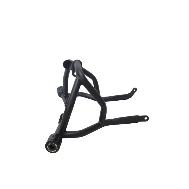 MotoCare Crash Guard with Dual Sliders for Husqvarna Vitpilen 250 | Heavy Duty Engine Protection