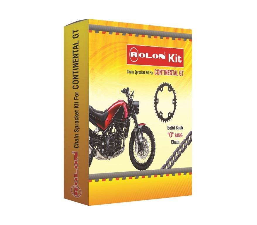 Rolon Chain and Sprocket kit for CONTINENTAL GT-535 CC - KIT BSOR 207