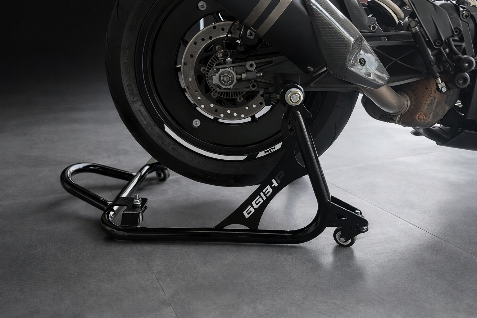 66Bhp 360 Universal Rotatable Paddock Stand - Two in One