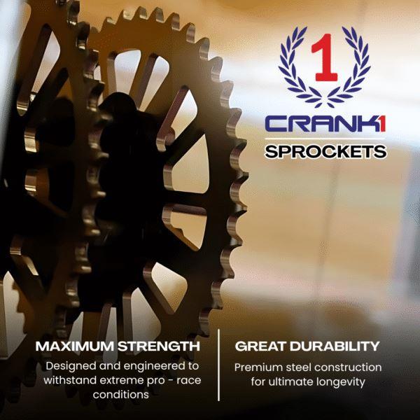 Crank1 Sprocket For Triumph Street Triple 675 R 2014–2016- Rear - CPR2014.47T