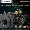 Crank1 Sprocket For Ducati Scrambler Classic 800 2015–2018 – Front – CPF736.15T