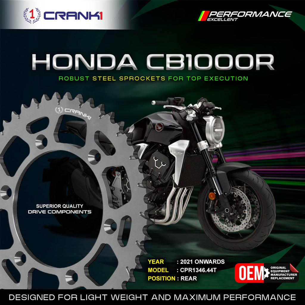 Crank1 Sprocket For Sprocket For Honda CB 1000R (2021 Onwards) – Rear – CPR1346.44T