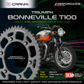 Crank1 Sprocket For Triumph Bonneville Bonneville T100 (2008-2015)- Rear - CPR50-32207-43T