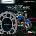 Crank1 Sprocket For Triumph Trident 660 (2021) - Rear - CPR50-32242-51T