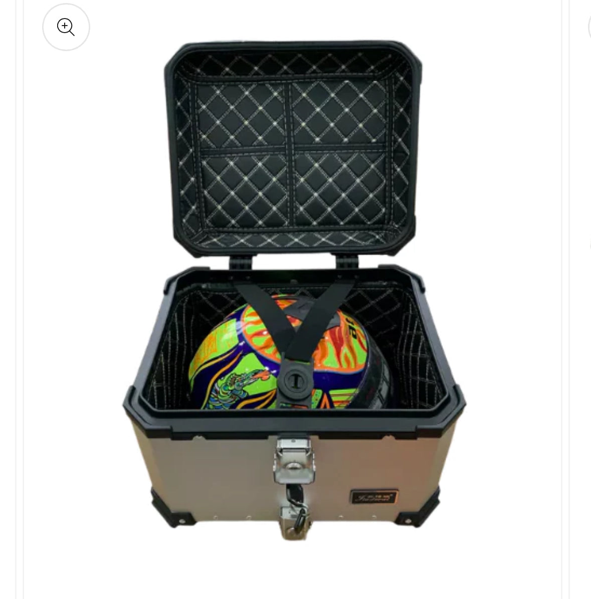 JDR 35 LITRES ALUMINIUM TOP BOX