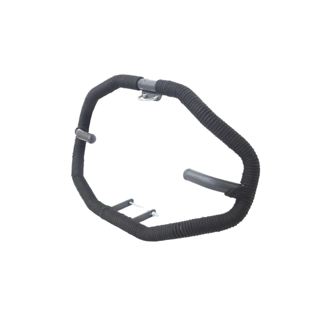 MotoCare Diamond Crash Guard with Rope (16 Gauge) for Royal Enfield Classic 350 – Heavy Duty Engine Protection