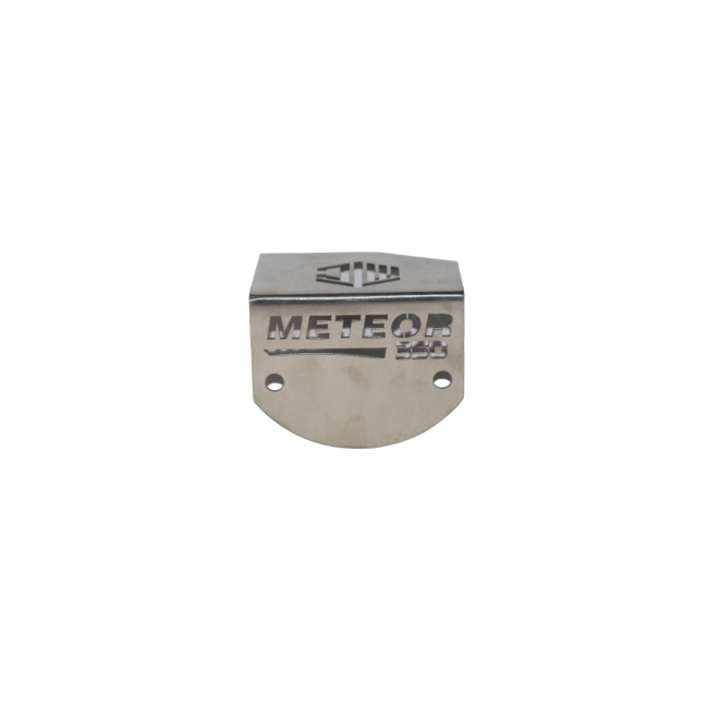 MotoCare Disc Oil Cap for Royal Enfield Meteor 350 – Stainless Steel Brake Fluid Cap (Black/Silver)
