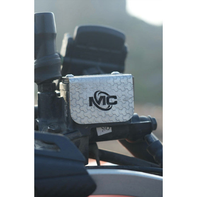 MotoCare Disc Brake Oil Cap for TVS Ronin | Stainless Steel Front Brake Fluid Reservoir Cover | Stylish & Durable Upgrade