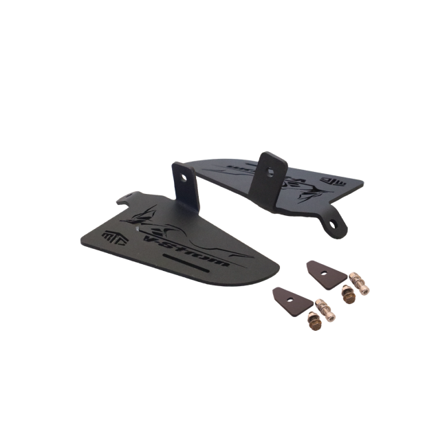 Motocare Double Footrest for Suzuki V-Strom SX 250 | Non-Slip Pillion Foot Pegs (Heavy Duty)