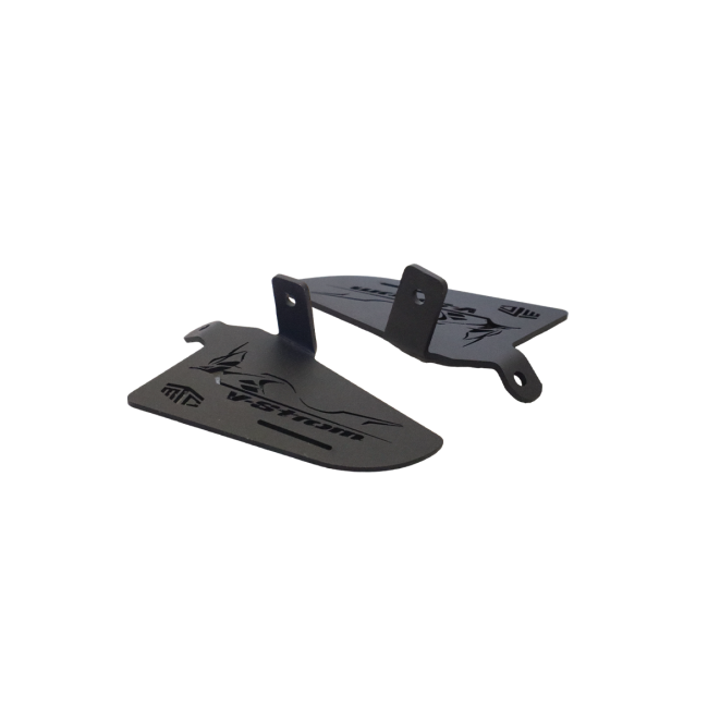 Motocare Double Footrest for Suzuki V-Strom SX 250 | Non-Slip Pillion Foot Pegs (Heavy Duty)