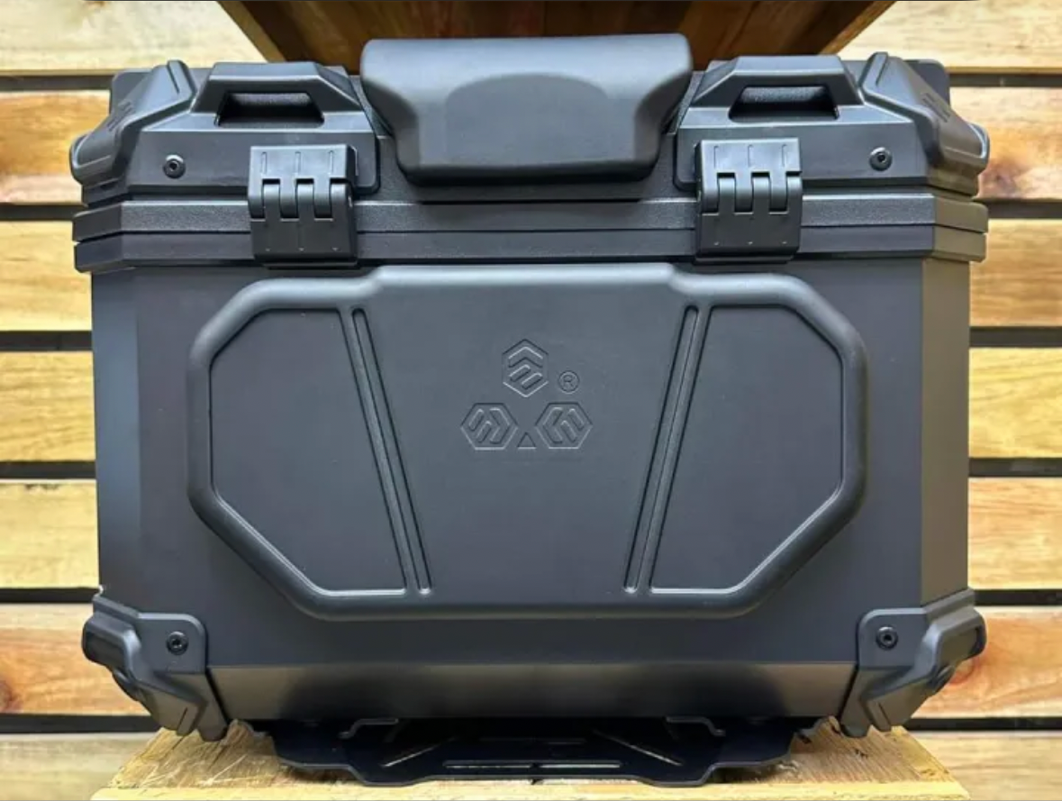 58L ABS Top Box With Backrest