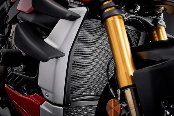 Evotech Performance Ducati Streetfighter V4 / panigale v4 / panigale v4s/ streetfighter v4 s Radiator Guard Set (2020+) Part No -  PRN013861-013862
