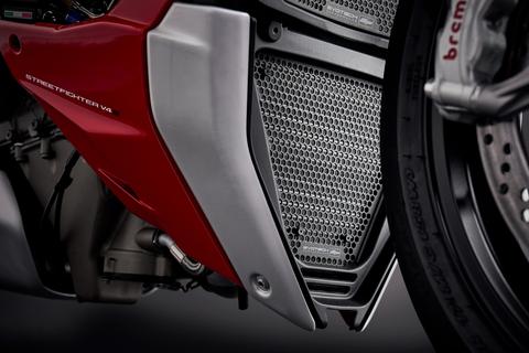Evotech Performance Ducati Streetfighter V4 / panigale v4 / panigale v4s/ streetfighter v4 s Radiator Guard Set (2020+) Part No -  PRN013861-013862